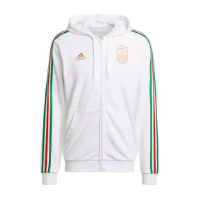      ADIDAS FELPA FULL ZIP CON CAPPUCCIO DNA ITALIA  