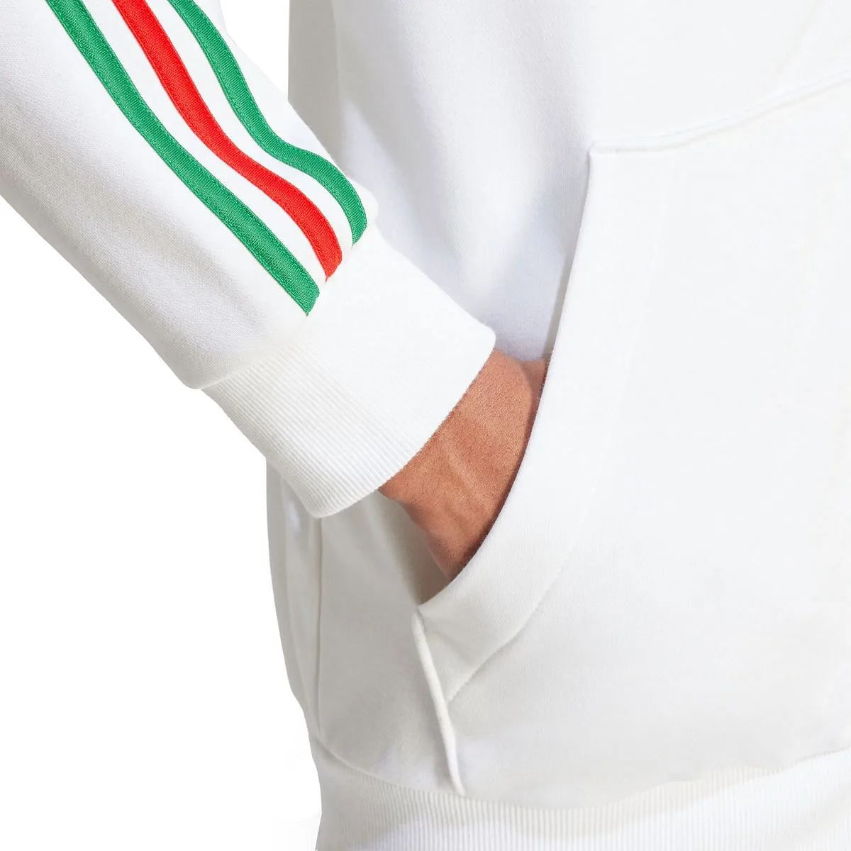      ADIDAS FELPA FULL ZIP CON CAPPUCCIO DNA ITALIA  