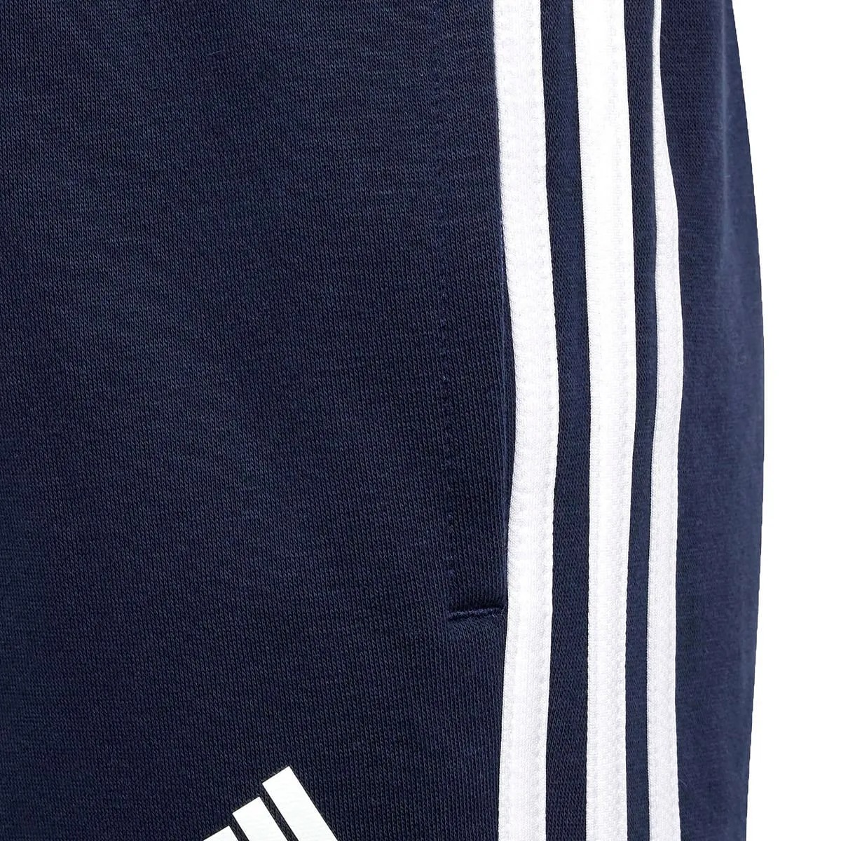      ADIDAS TUTA FULL ZIP CON CAPPUCCIO 3 STRIPES BAMBINO  