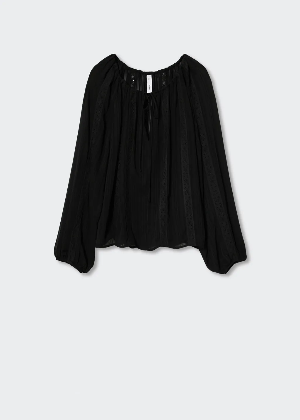 Blusa dettagli ricamati