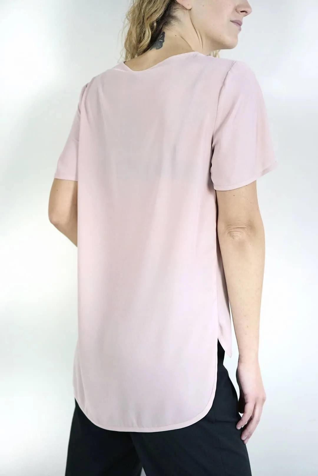 Blusa rosa ricamata | Cristina Gavioli