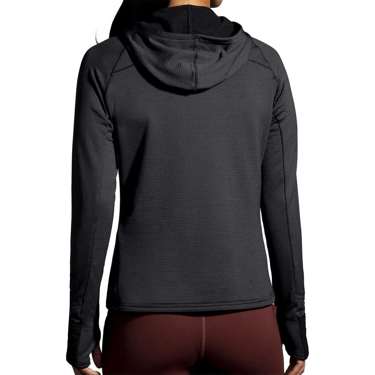      BROOKS MAGLIA MANICA LUNGA CON CAPPUCCIO NOTCH THERMAL 2.0 DONNA  