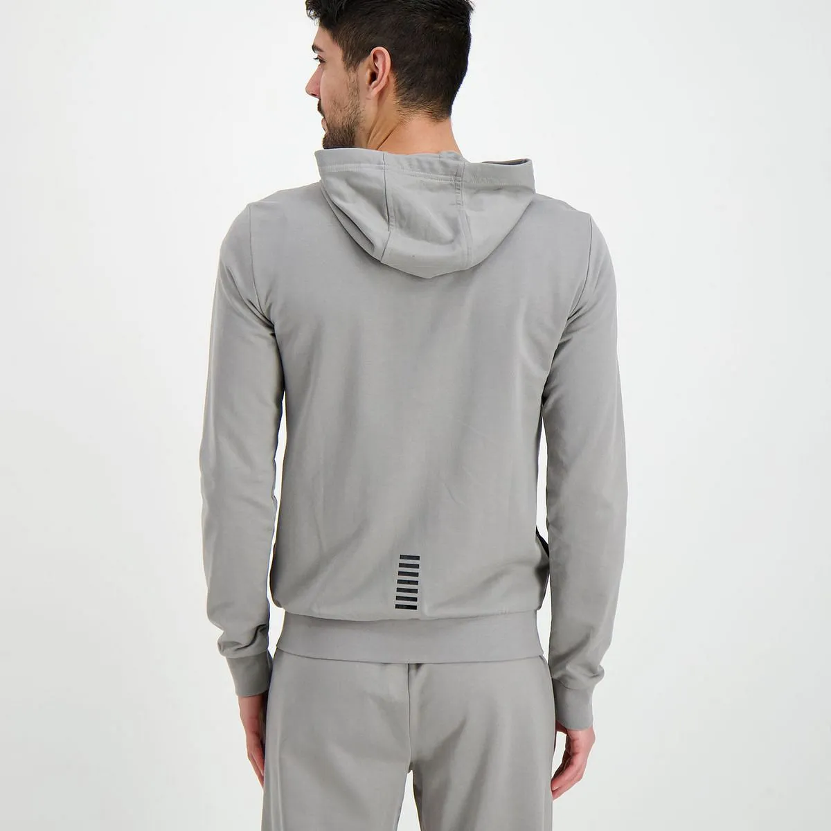      EA7 EMPORIO ARMANI FELPA FULL ZIP CON CAPPUCCIO CORE  