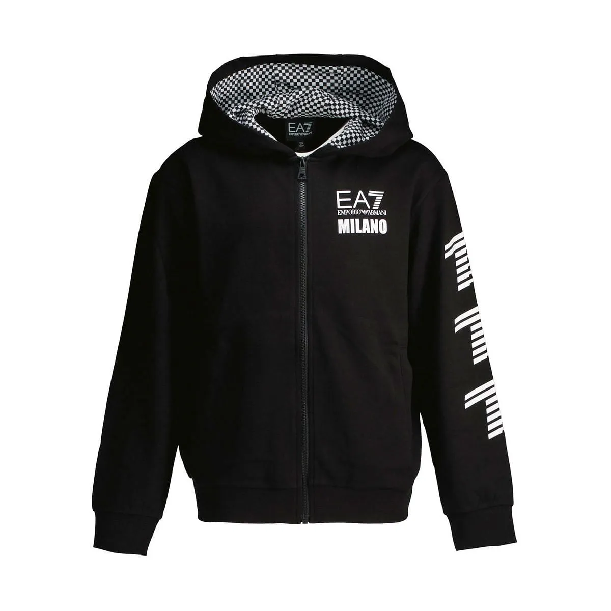      EA7 EMPORIO ARMANI FELPA FULL ZIP CON CAPPUCCIO GRAPHIC BAMBINO  