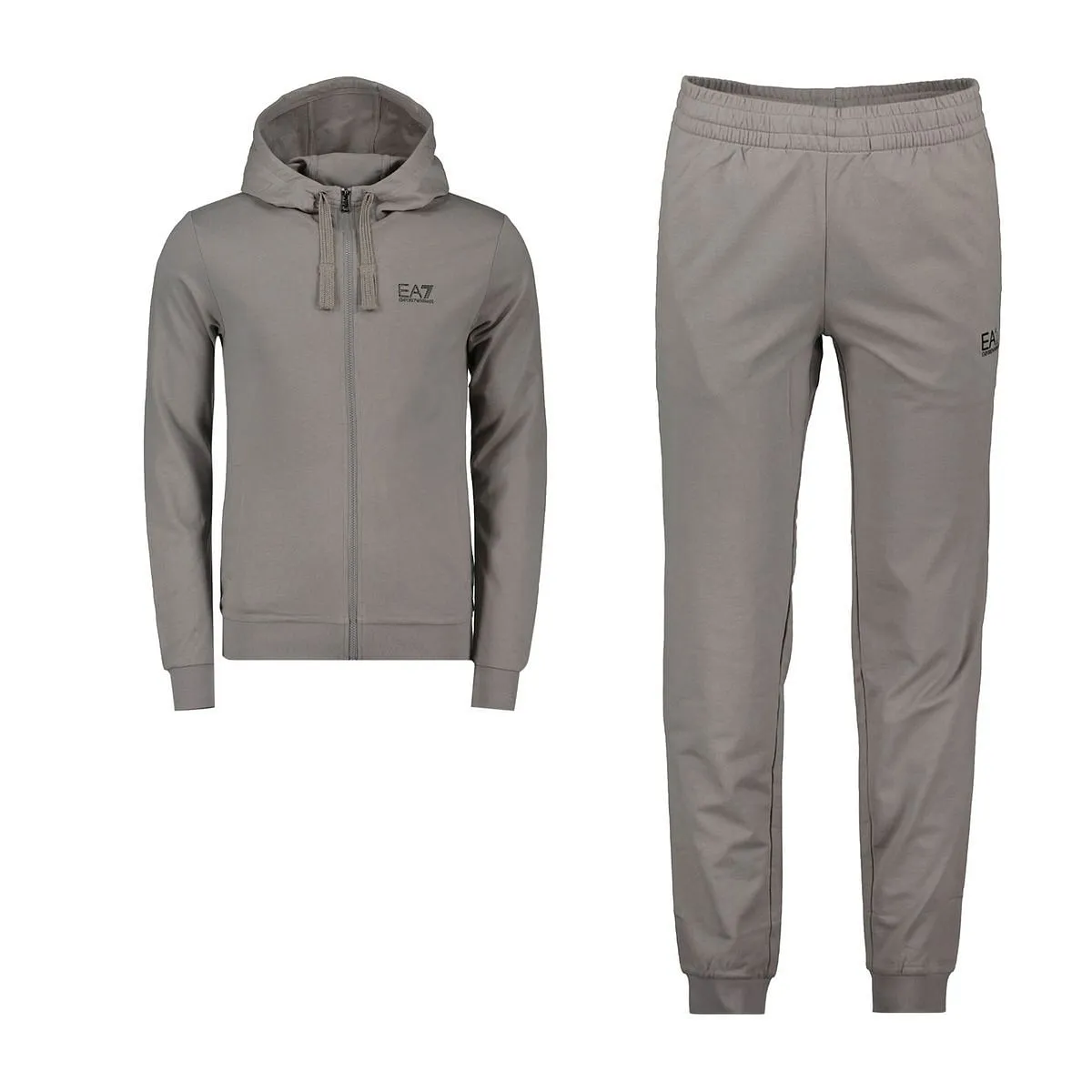      EA7 EMPORIO ARMANI TUTA FULL ZIP CON CAPPUCCIO CORE IDENTITY  