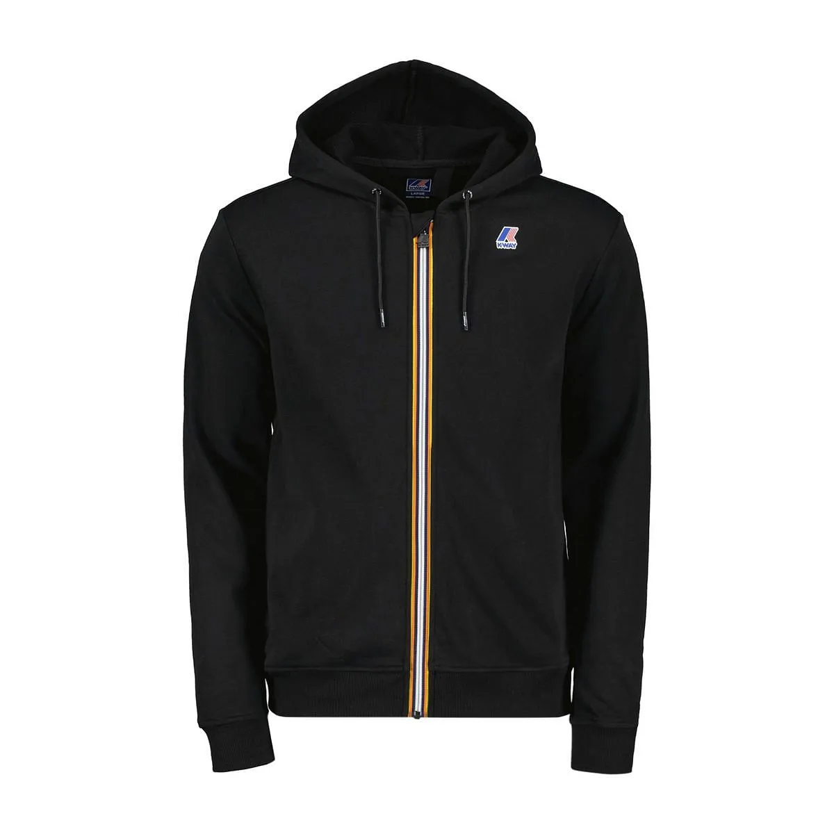      K-WAY FELPA FULL ZIP CON CAPPUCCIO ARNEL  