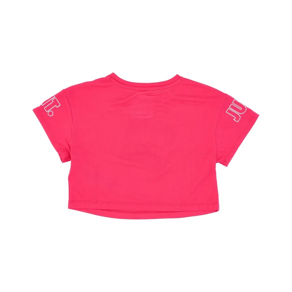 maglietta bambina boxy graphic tee RUSH PINK