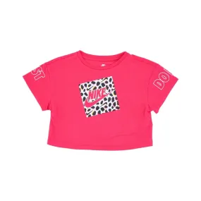 maglietta bambina boxy graphic tee RUSH PINK