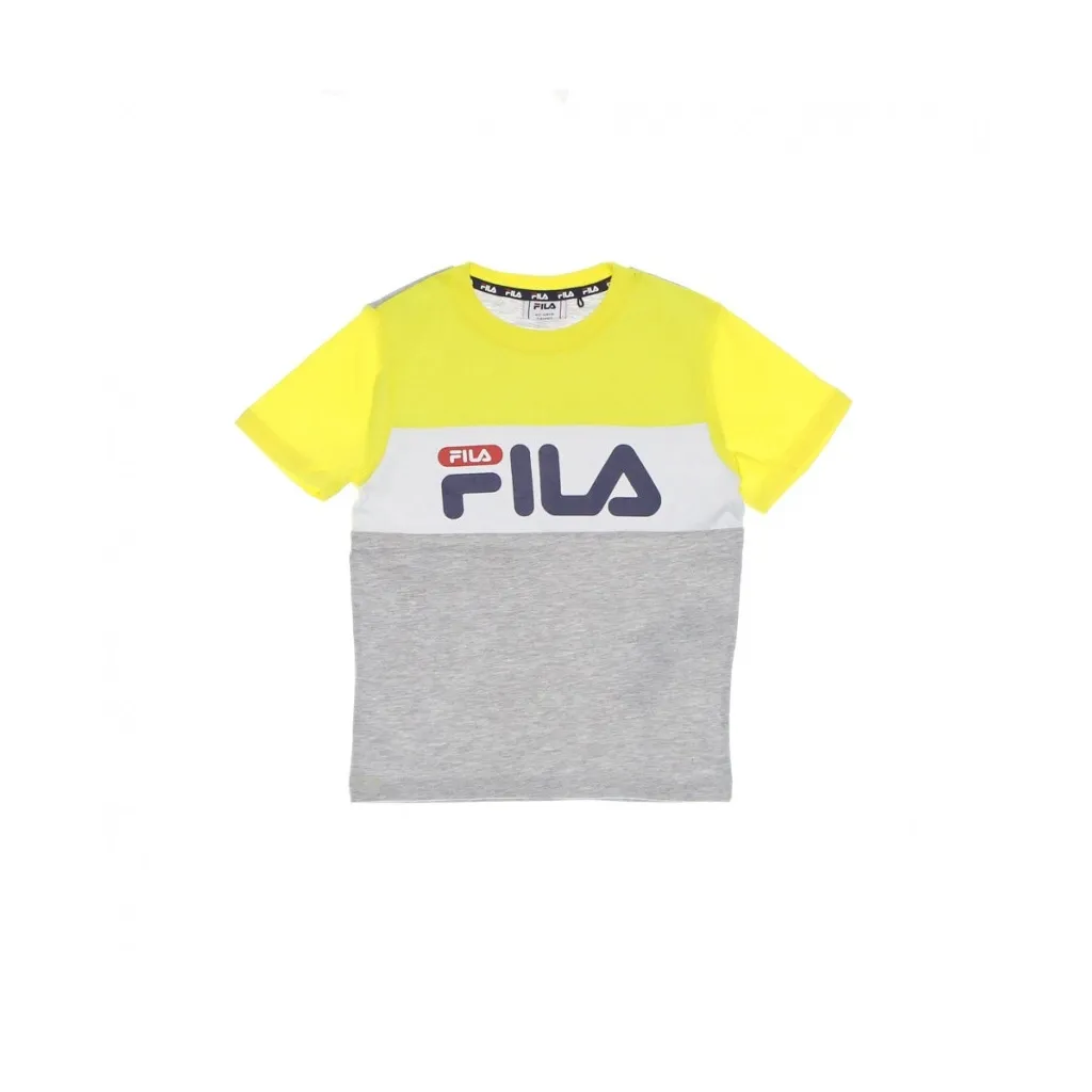 maglietta bambino college station tee LIGHT GREY MELANGE/BUTTERCUP/BRIGHT WHITE