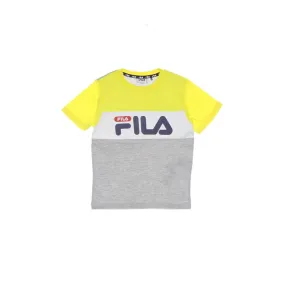 maglietta bambino college station tee LIGHT GREY MELANGE/BUTTERCUP/BRIGHT WHITE