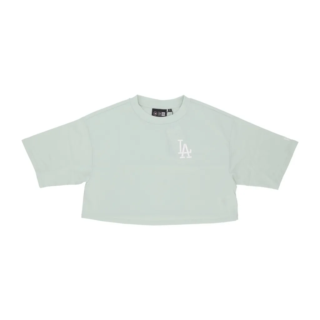 maglietta corta donna mlb lifestyle crop tee losdod MINT/WHITE