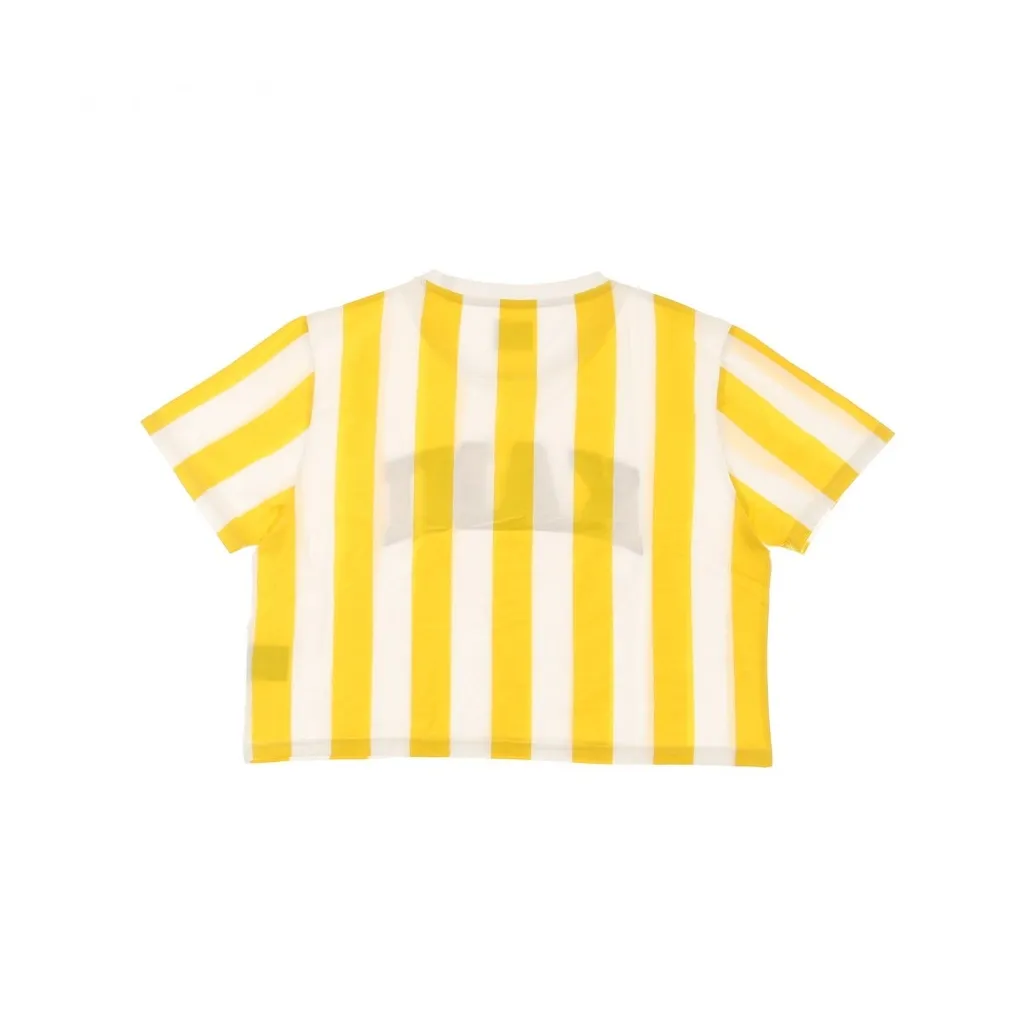 MAGLIETTA CORTA SERIF STRIPE TEE WHITE