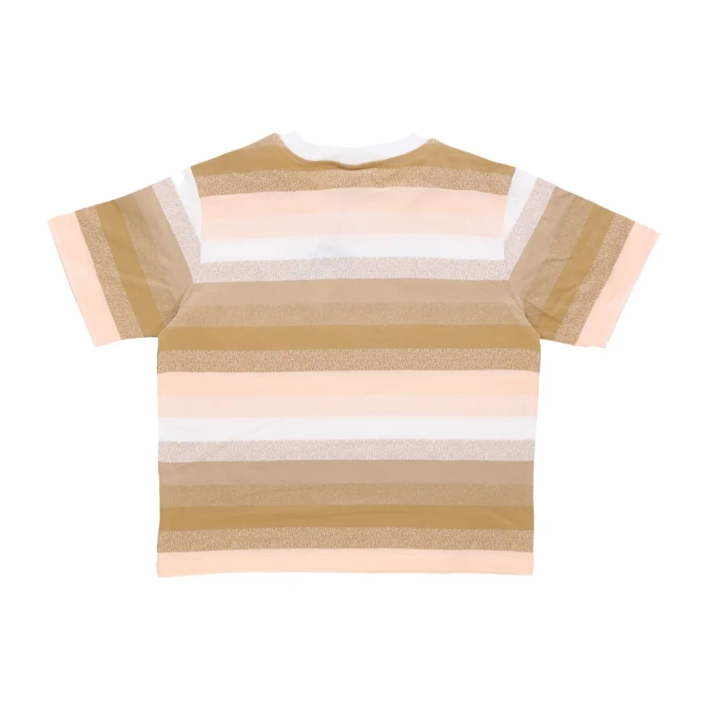 maglietta donna pixi stripe tee BEIGE