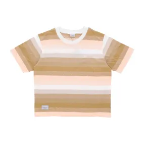 maglietta donna pixi stripe tee BEIGE