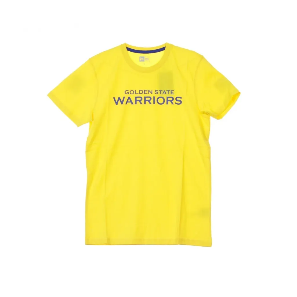 MAGLIETTA NBA TEAM APPAREL POP LOGO TEE GOLWAR CANARY YELLOW/ORIGINAL TEAM COLORS