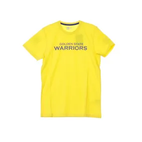 MAGLIETTA NBA TEAM APPAREL POP LOGO TEE GOLWAR CANARY YELLOW/ORIGINAL TEAM COLORS