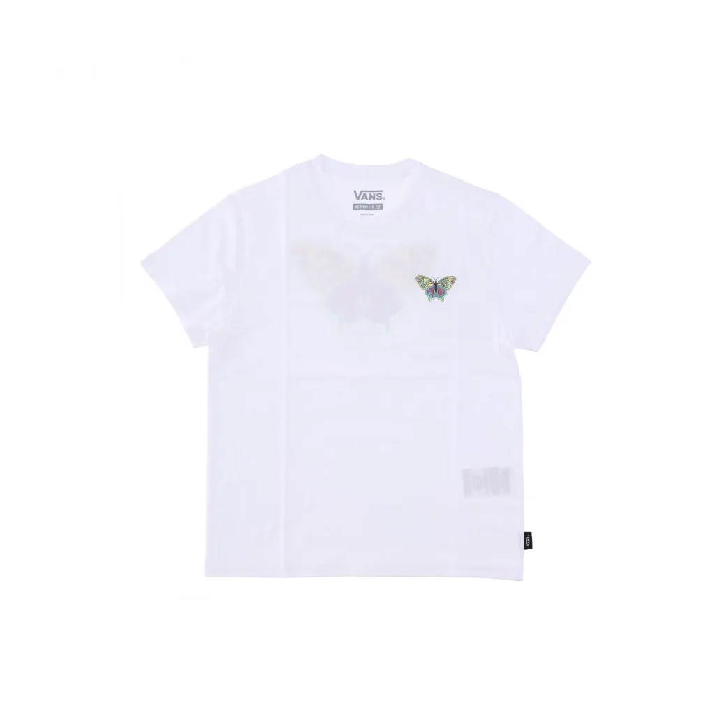 maglietta ragazza fly butter crew WHITE