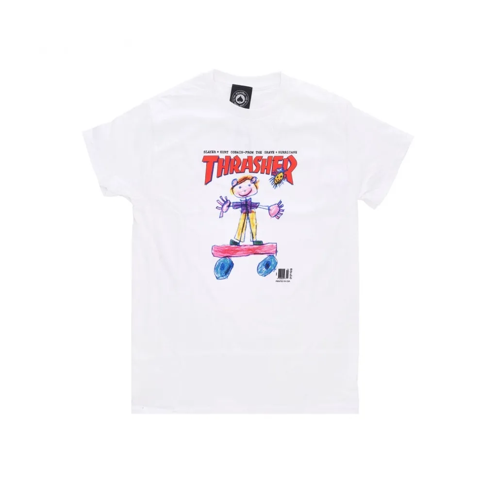 maglietta uomo kid cover tee WHITE