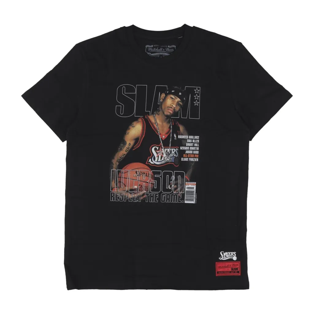 maglietta uomo nba slam cover tee phi76e BLACK