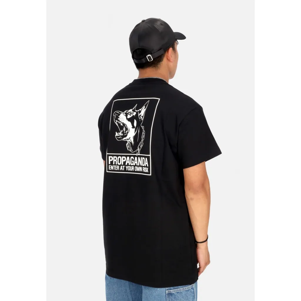 maglietta uomo risk tee BLACK