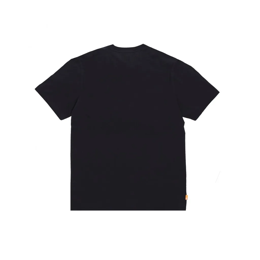 maglietta uomo stack logo tee BLACK/WHITE