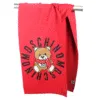 Moschino – Sciarpa in maglia rossa – Fantasia Teddy Bear ( Toy )