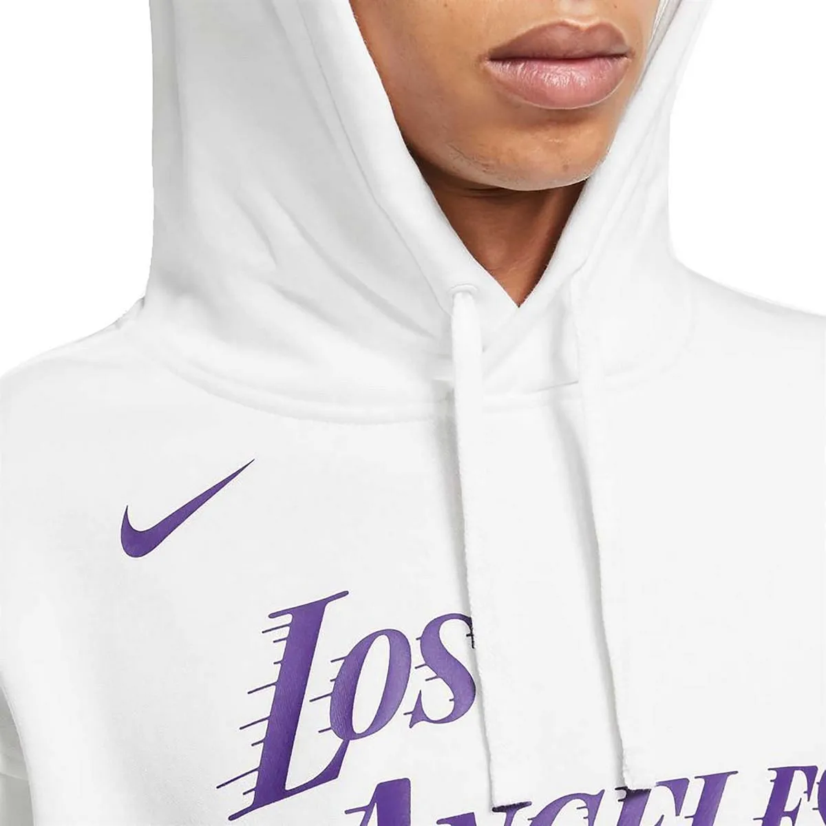      NIKE FELPA CON CAPPUCCIO NBA CITY EDITION LAKERS  