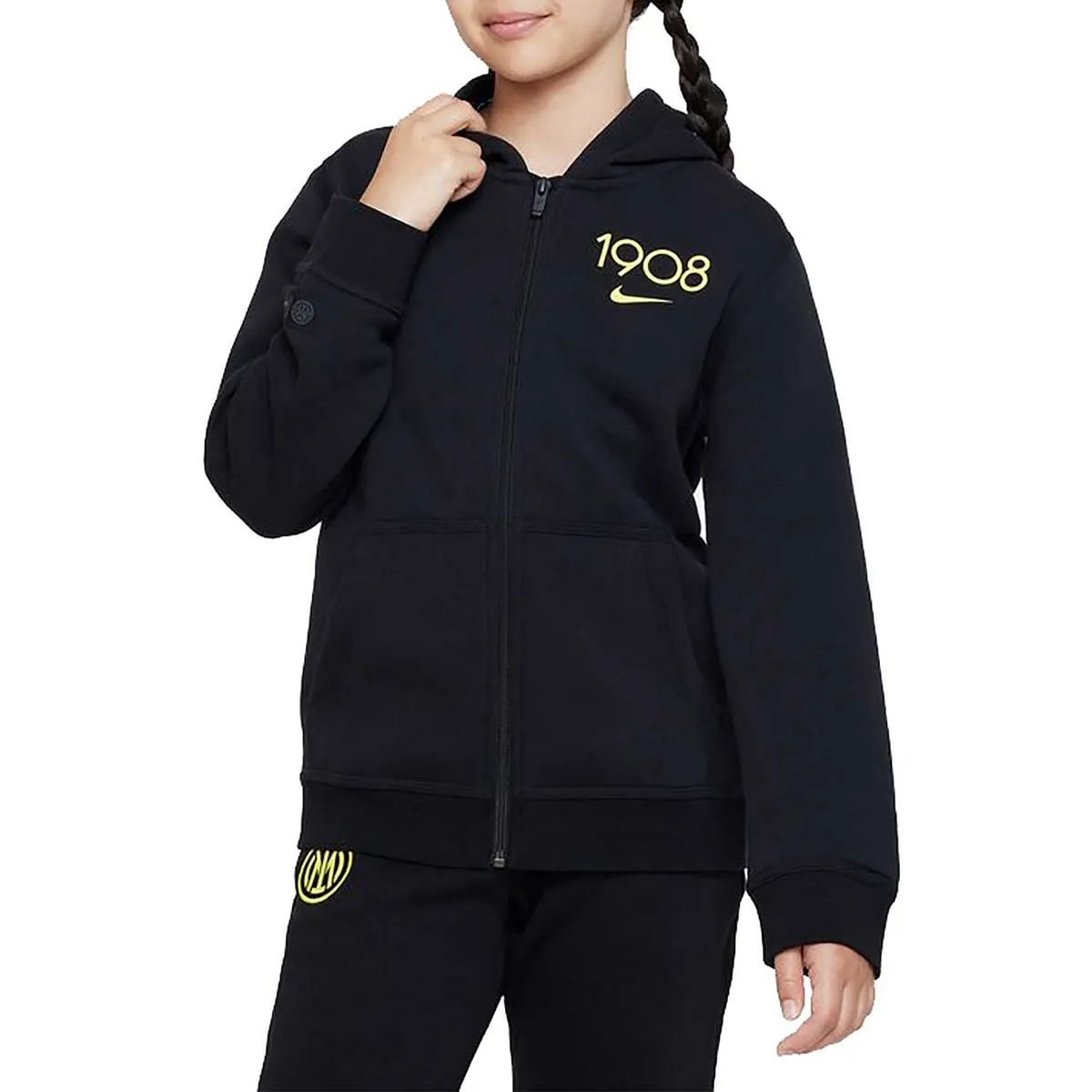      NIKE FELPA FULL ZIP CON CAPPUCCIO INTER BAMBINO  