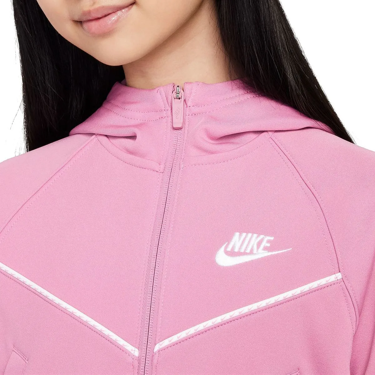      NIKE TUTA FULL ZIP CON CAPPUCCIO BAMBINA  