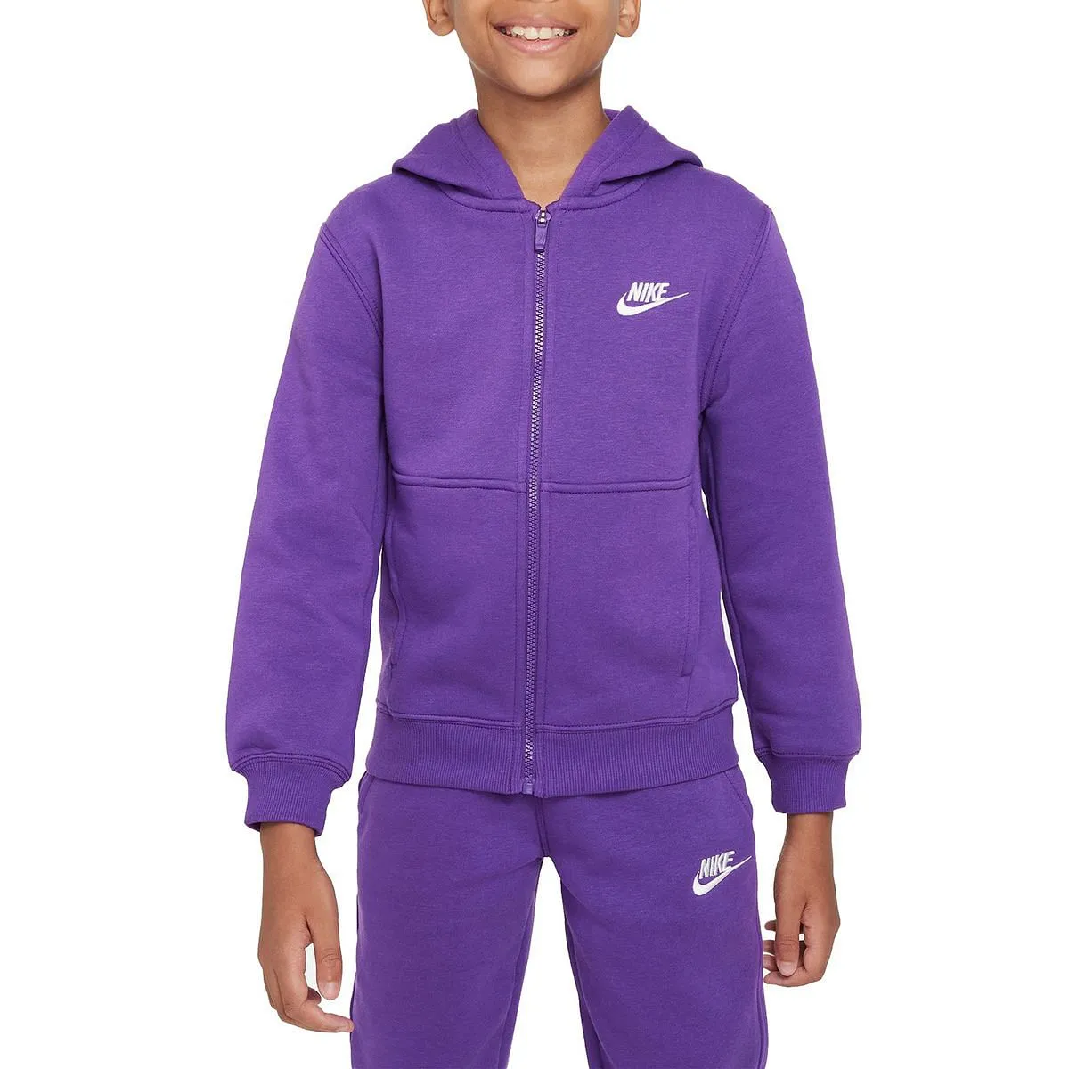      NIKE TUTA FULL ZIP CON CAPPUCCIO CLUB BAMBINO  