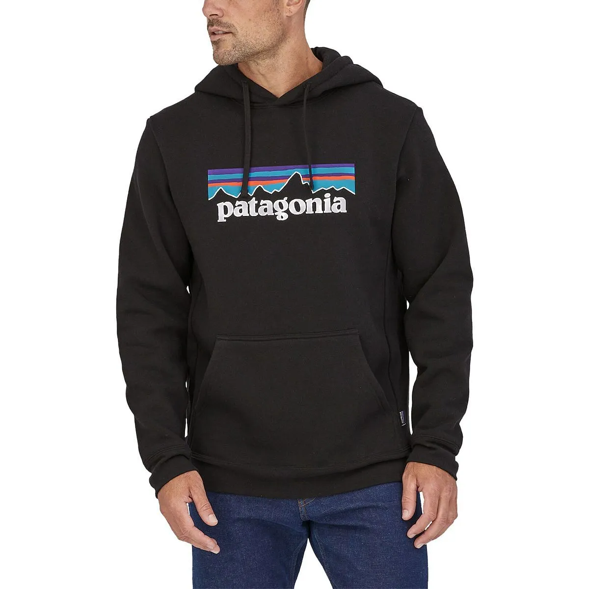      PATAGONIA FELPA CON CAPPUCCIO P-6 LOGO UPRISAL  