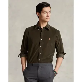 POLO RALPH LAUREN - Camicia in Velluto a Coste - Olive