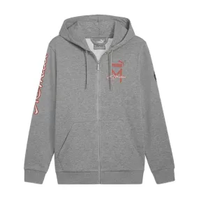      PUMA FELPA FULL ZIP CON CAPPUCCIO FTBLICONS MILAN  