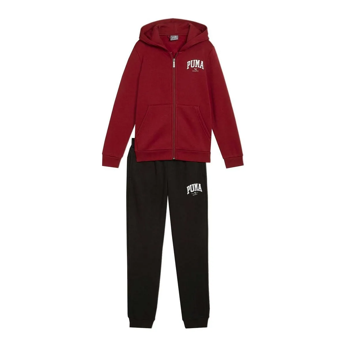      PUMA TUTA FULL ZIP CON CAPPUCCIO SQUAD BAMBINO  