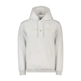      TOMMY JEANS FELPA CON CAPPUCCIO LOGO LINEAR GOLD  