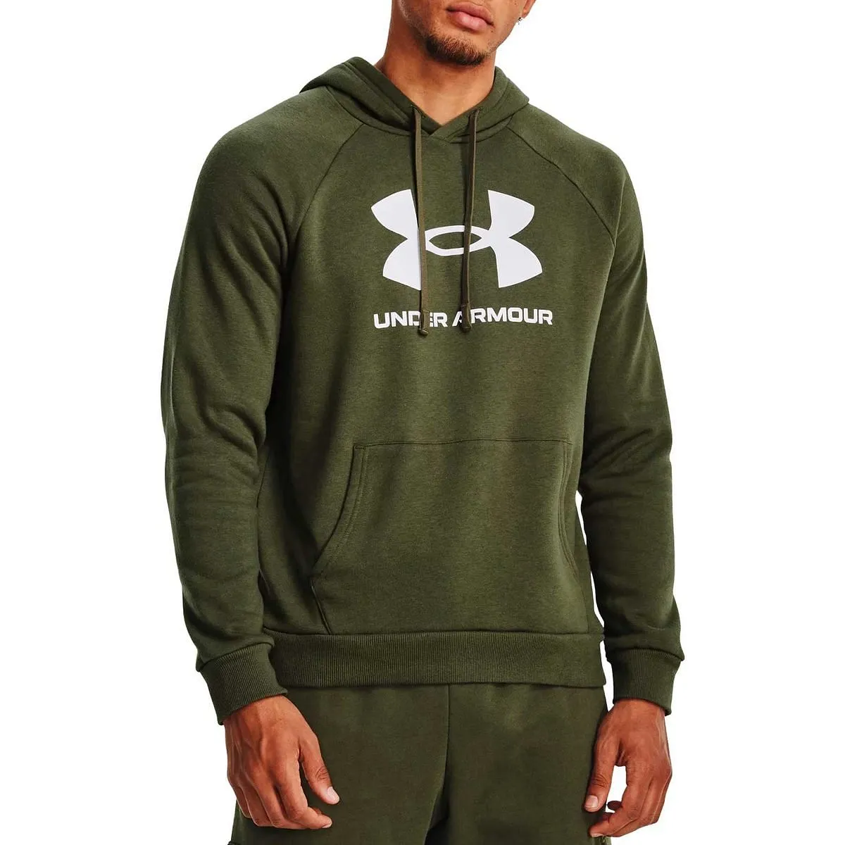      UNDER ARMOUR FELPA CON CAPPUCCIO RIVAL FLEECE LOGO  