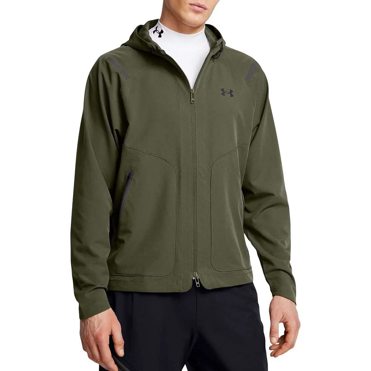      UNDER ARMOUR FELPA FULL ZIP CON CAPPUCCIO UNSTOPPABLE  