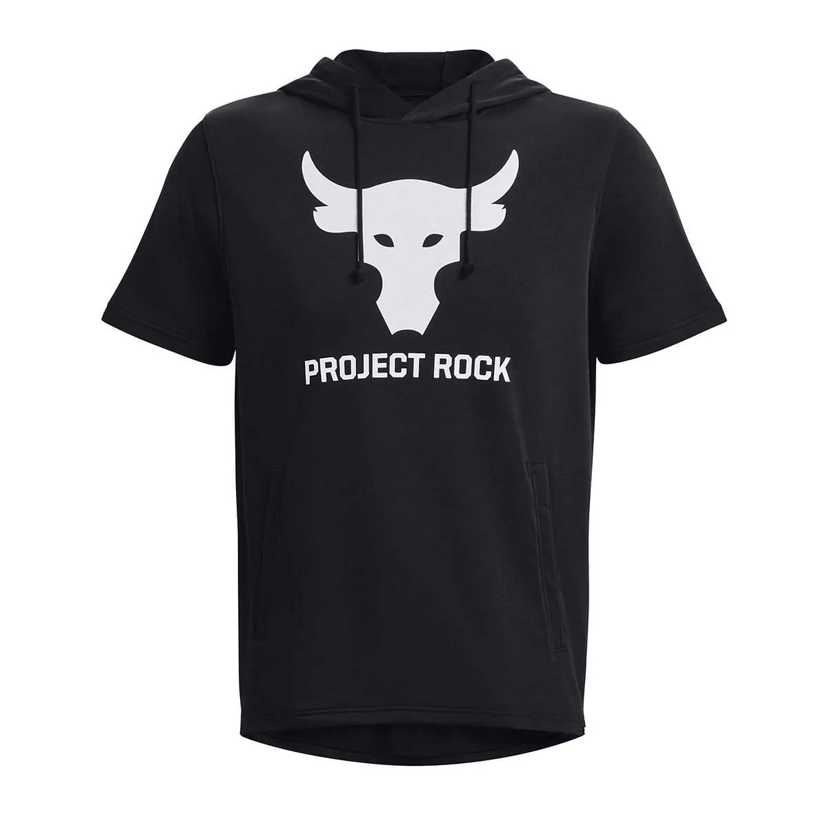      UNDER ARMOUR T-SHIRT CON CAPPUCCIO PROJECT ROCK TERRY 6M  